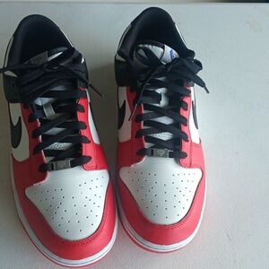 Nike Red and White Men's Sneakers